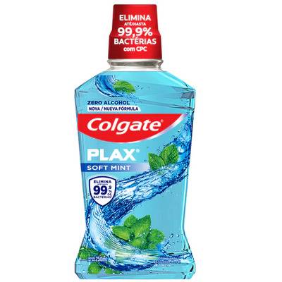 Colgate Enjuague Bucal Plax Soft Mint Botella 250 Ml