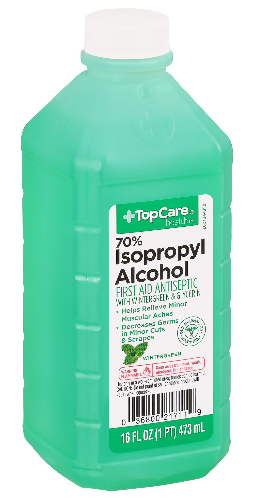 TopCare Wintergreen 70% Isopropyl Alcohol (16 fl oz)