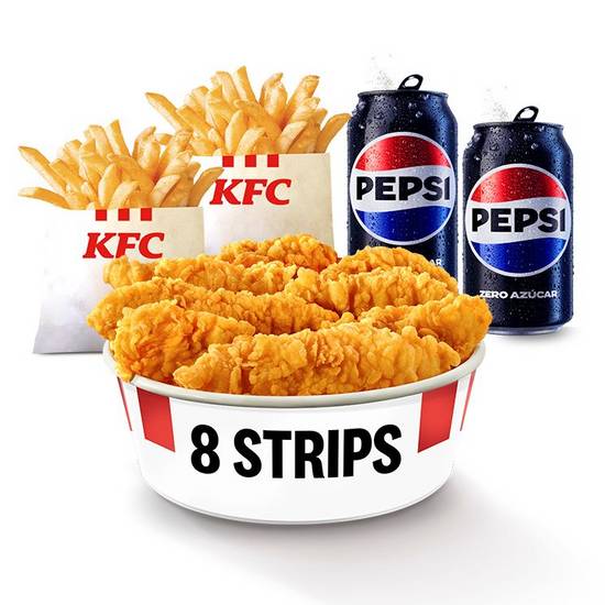 Chicken share 8 Strips Combo