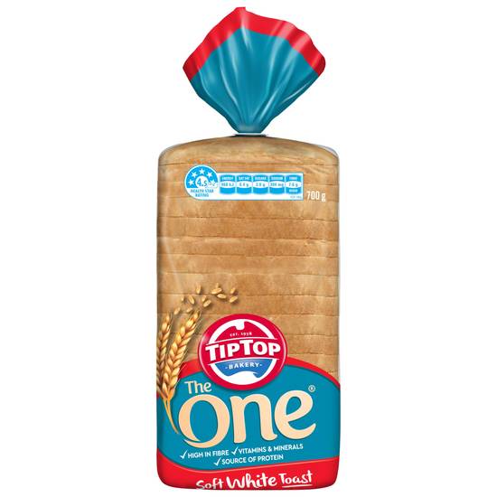 Tip Top The One White Toast Slice Bread Loaf 700g