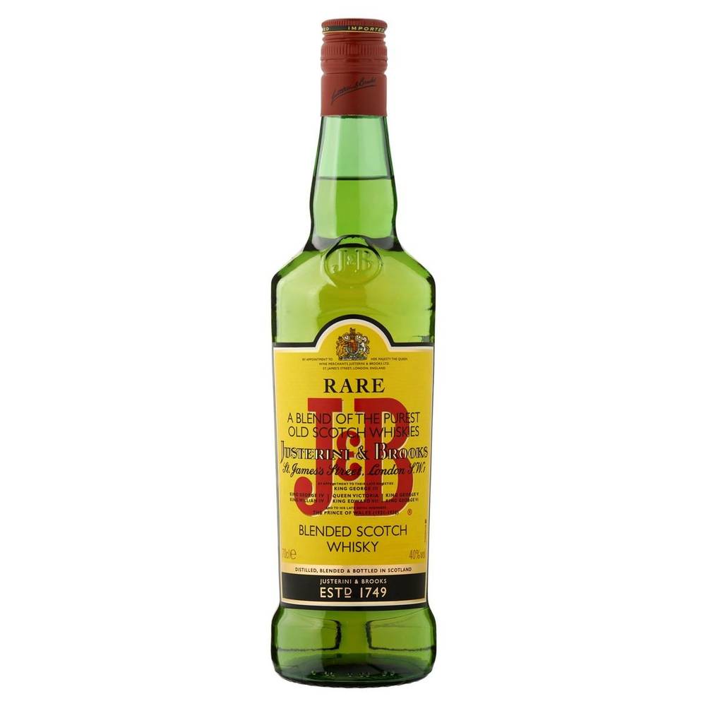 J&B Rare Blended Scotch Whisky 70 cl