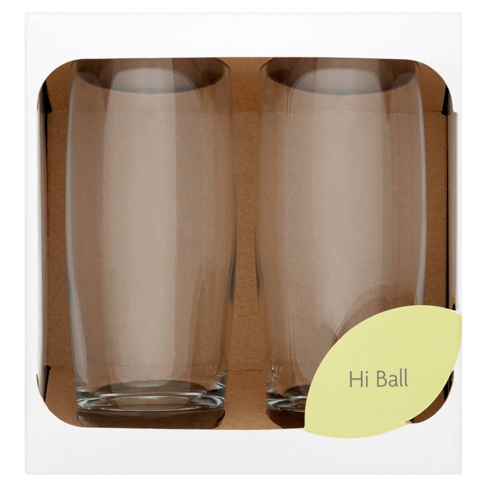 Morrisons Home Hi Ball Glasses (4 pack)