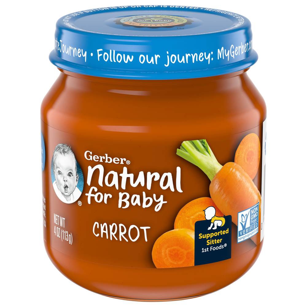 Gerber Natural For Baby Carrot 1st Foods (4 oz)