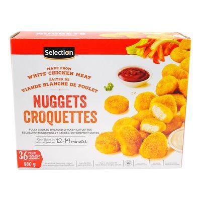 Selection Frozen Breaded Chicken Nuggets (800 g)