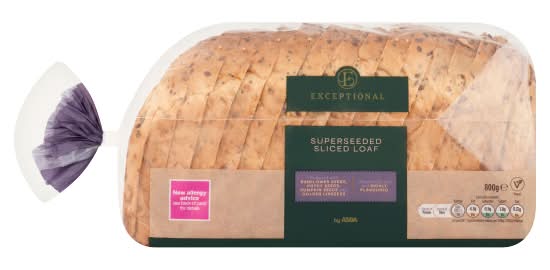 ASDA Exceptional Superseeded Sliced Loaf (800g)