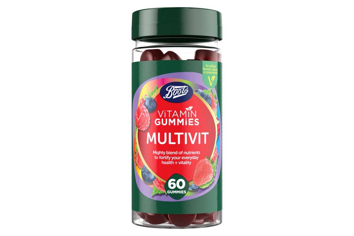 Boots Multivit Vitamin Mixed Berry Gummies (60 pack)