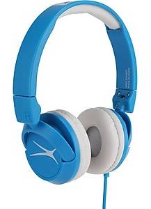 Altec Lansing Kid-Safe On-Ear Headphones, Blueberry Blue (MZX4300-BLUB-STK-6)