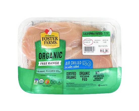Foster Farms · Organic Free Range Boneless Skinless Chicken Breast