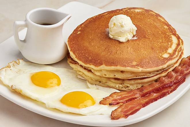 Buttermilk Pancakes & Eggs