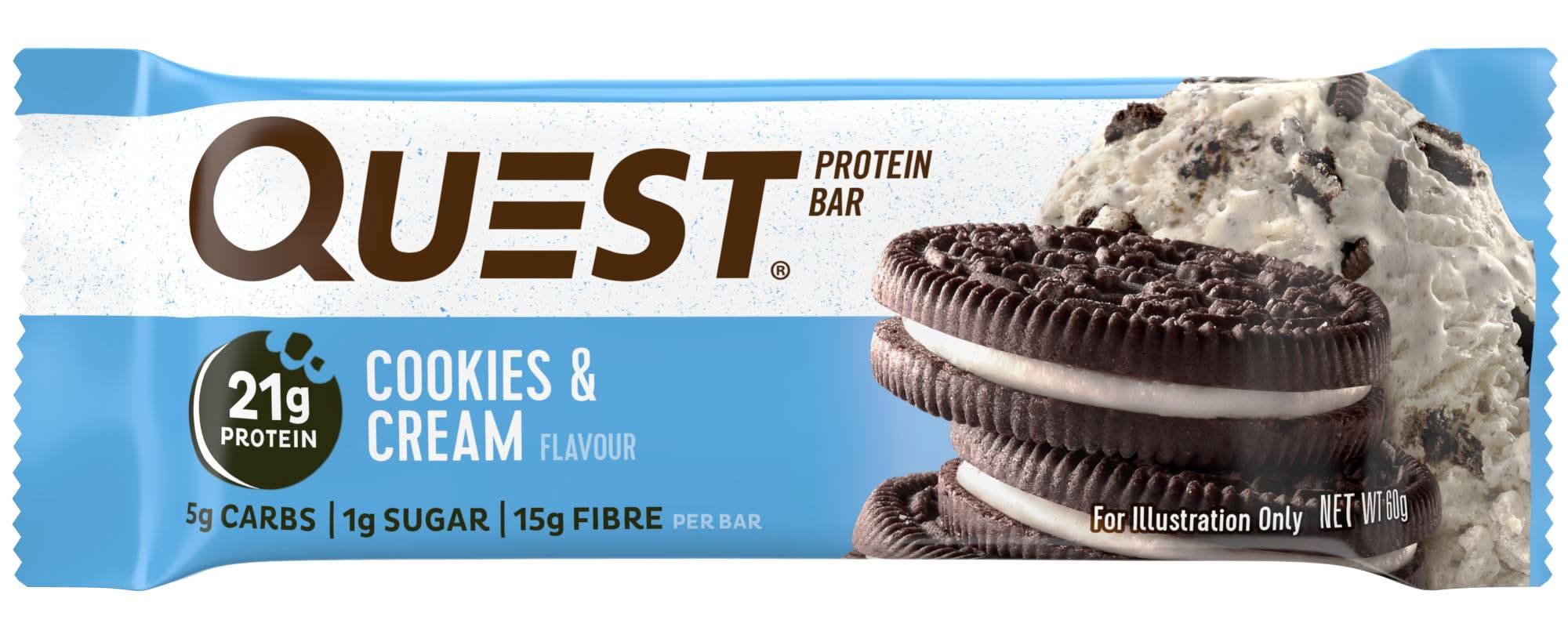 Quest Cookies & Cream Protein Bar 60g