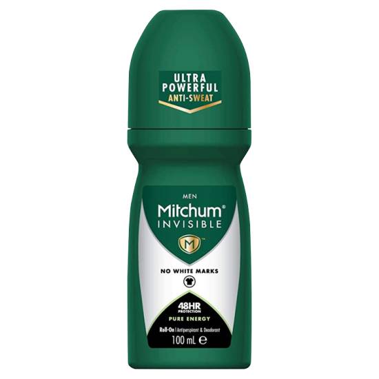 Mitchum Invisible Men 48hr Protection Pure Energy Anti-Perspirant & Deodorant