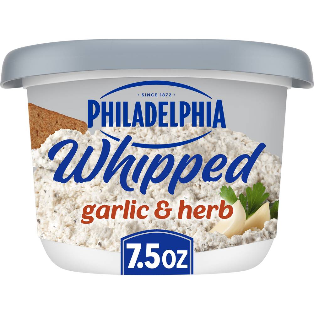 Philadelphia Whipped Cream Garlic & Herb Cheese Spread