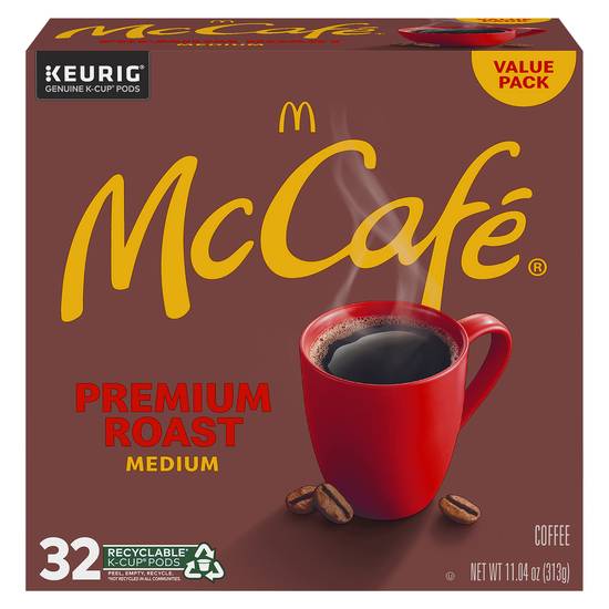Mccafé Premium Roast Medium Coffee (32 ct, 11.04 oz)