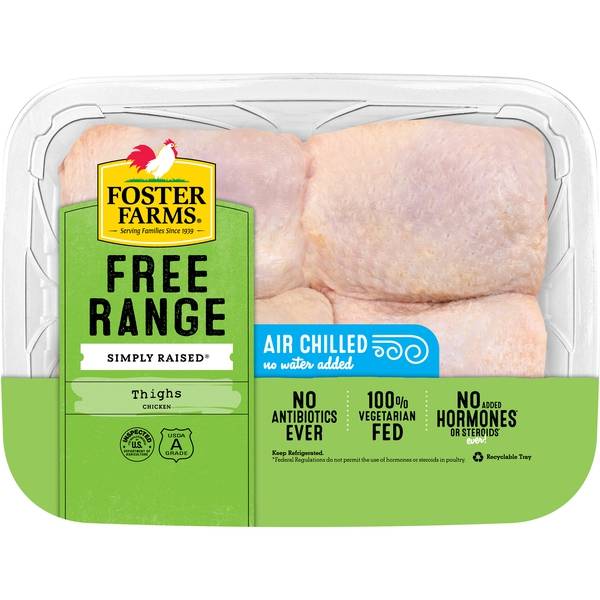 Foster Farms, Simply Raised Antibiotic Free Chicken Thighs