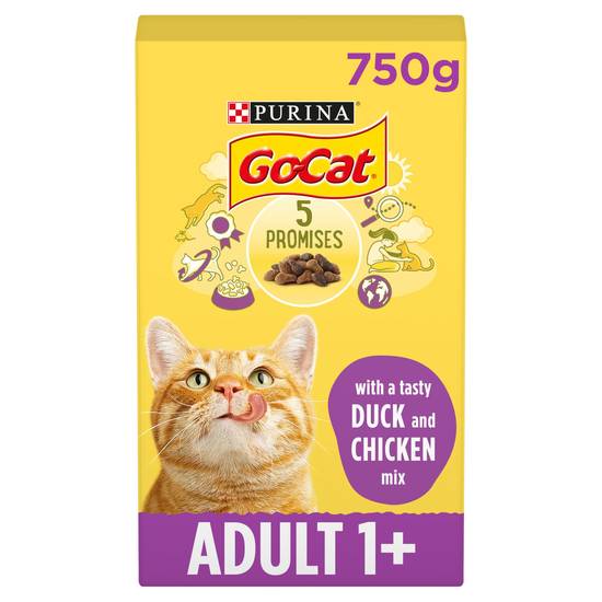 Go Cat Chicken & Duck Dry Cat Food 750g