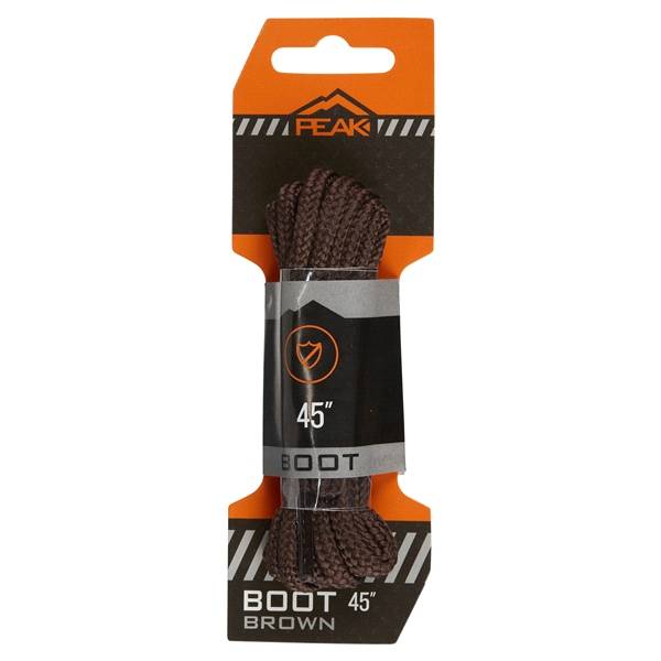 Peak Boot Laces, Brown, 45 Inch