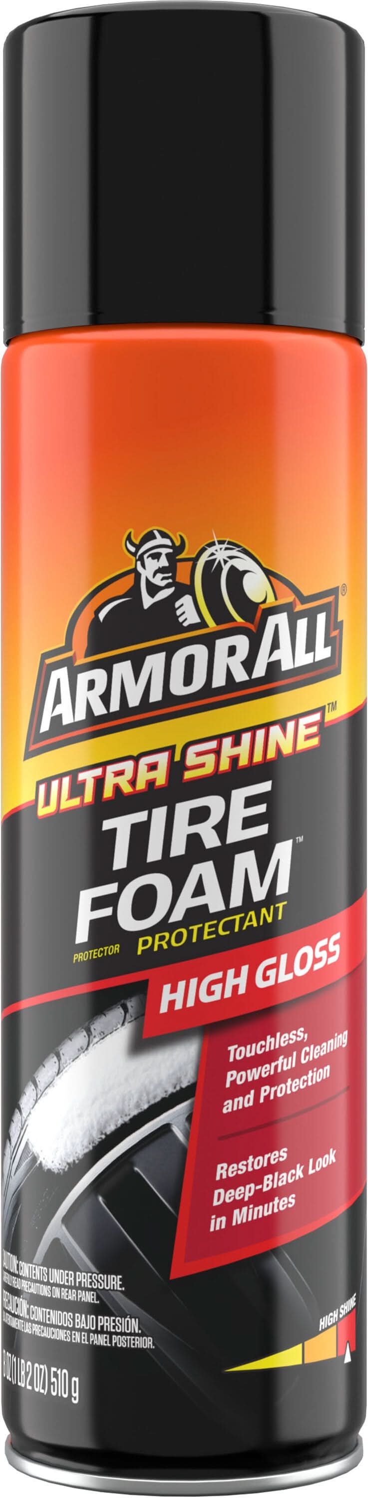 Armor All Ultra Shine Tire Foam Protectant 18 -oz Spray Car Exterior Cleaner