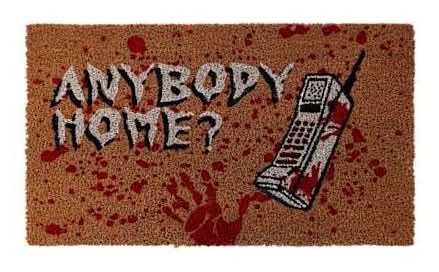 Halloween Coir Mat Anybody Home?