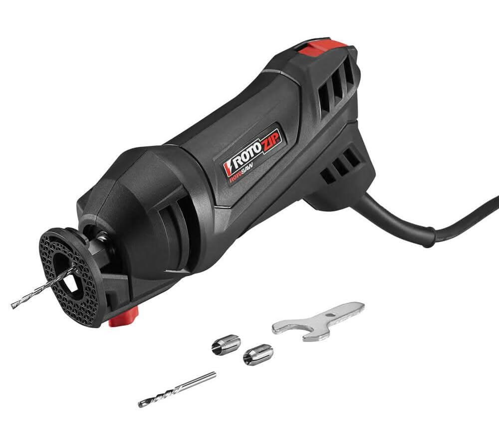 Rotozip 5.5 Amp Corded Rotary Cut-Out Tool Kit With 5 Accessories