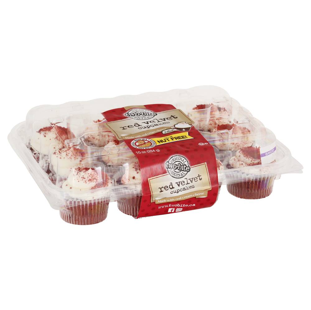 Two-Bite Red Velvet Cupcakes (10 oz)