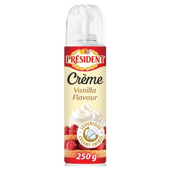 President Vanilla, Crème Uht Aerosol Cream (250g)