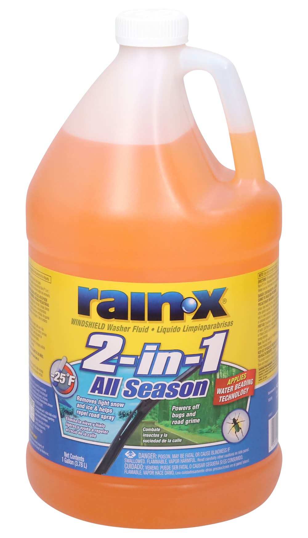 Rain-X 2-In-1 All Season Windshield Washer Fluid (1 gal)
