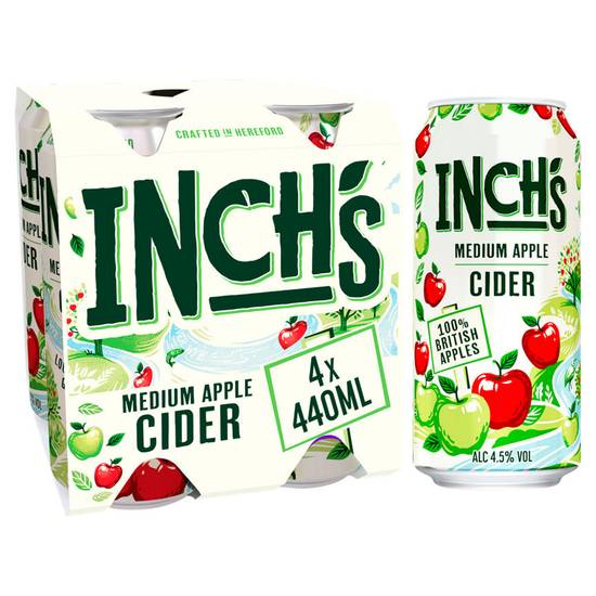 Inch's Apple Cider Cans 4X440ml