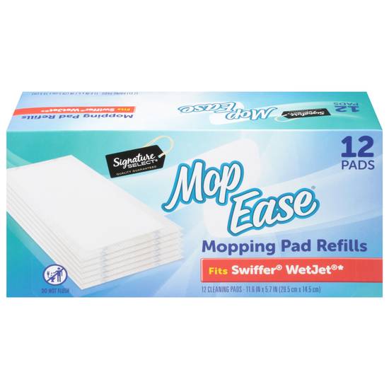 Signature Select Mop Pad Ease Mopping Refill (12 pads)