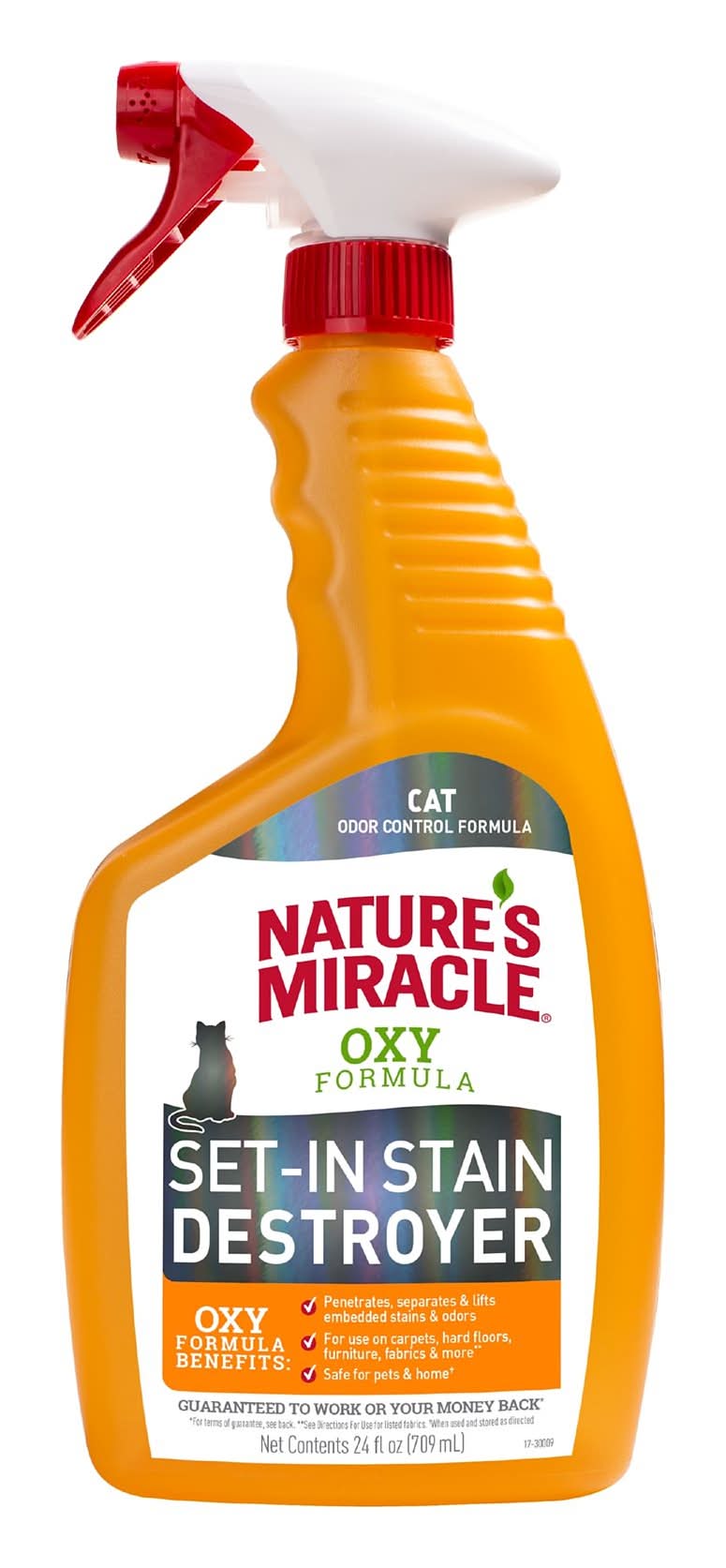 Nature#s Miracle® Just For Cats Set-In Stain Destroyer, 1 Gallon (Size: 24 Fl Oz)