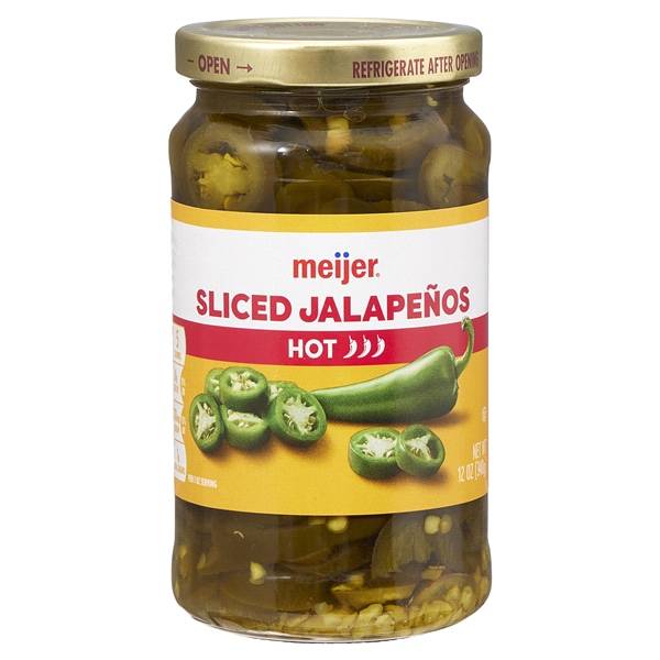 Meijer Hot Sliced Jalapenos (12 oz)