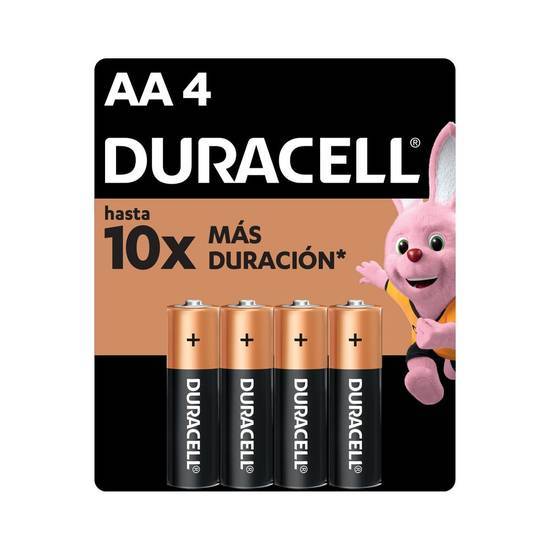 Duracell · Pilas alcalinas aa (4 un)