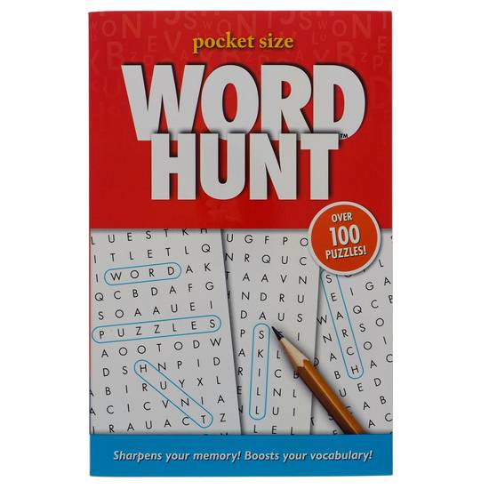 Dollarama Fill-In Word Hunt/Sudoku Book (5¼"x 8''/126 pages)