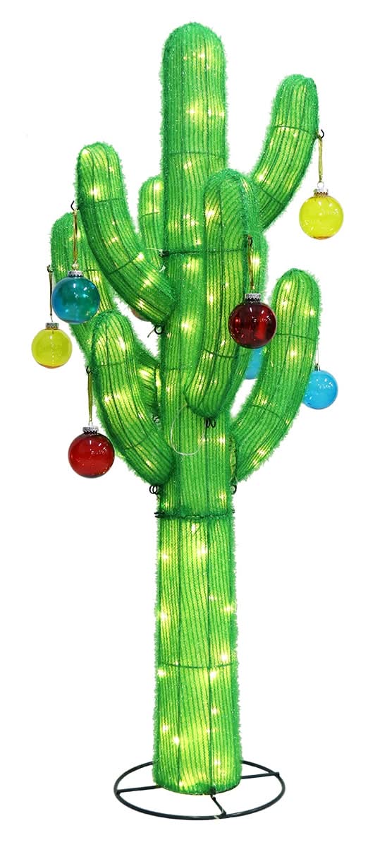 Holiday Living Led Cactus With Ornaments Yard Decoration Delivery Near Me |  Order Online | Uber Eats