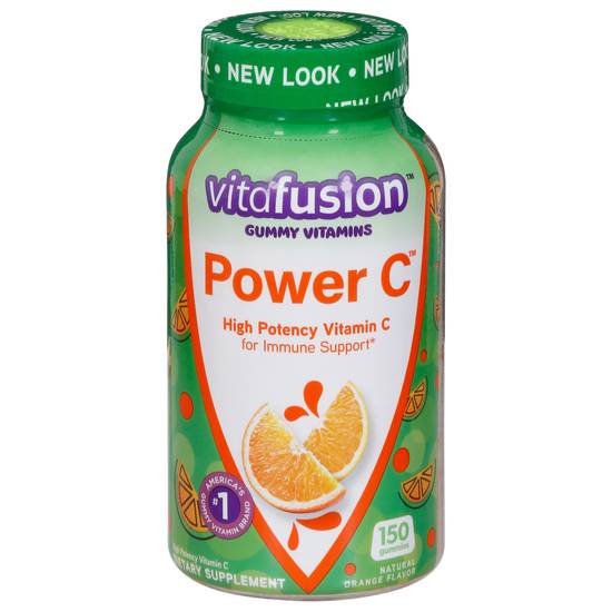 Vitafusion Power C Gummies Natural Orange Flavor Gummies (150 ct)