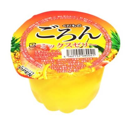 【保冷剤付】くだものごろん　ミックスゼリー(250G)