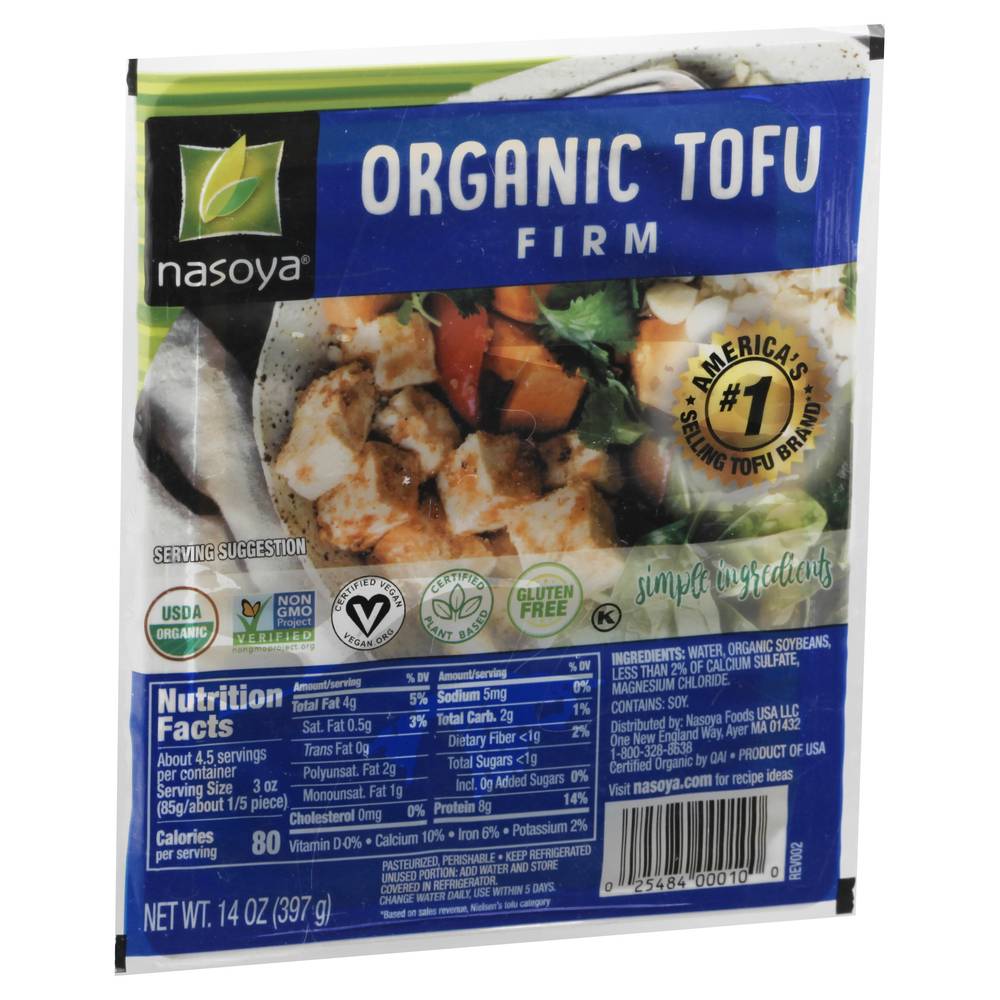 Nasoya Organic Gluten Free Firm Tofu (14 oz)