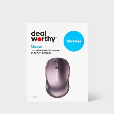 Dealworthy Wireless Mouse, Black