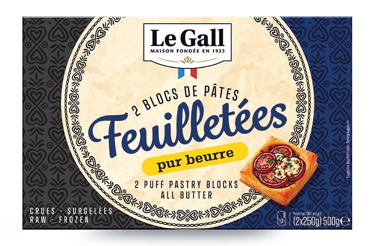 2 pâtes feuilletées bloc Le Gall