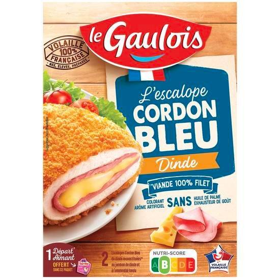 Le Gaulois - Cordon bleu dinde panés (2 pièces)