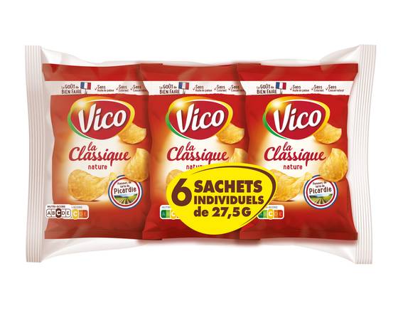 Vico - Chips classique nature (6 pièces)