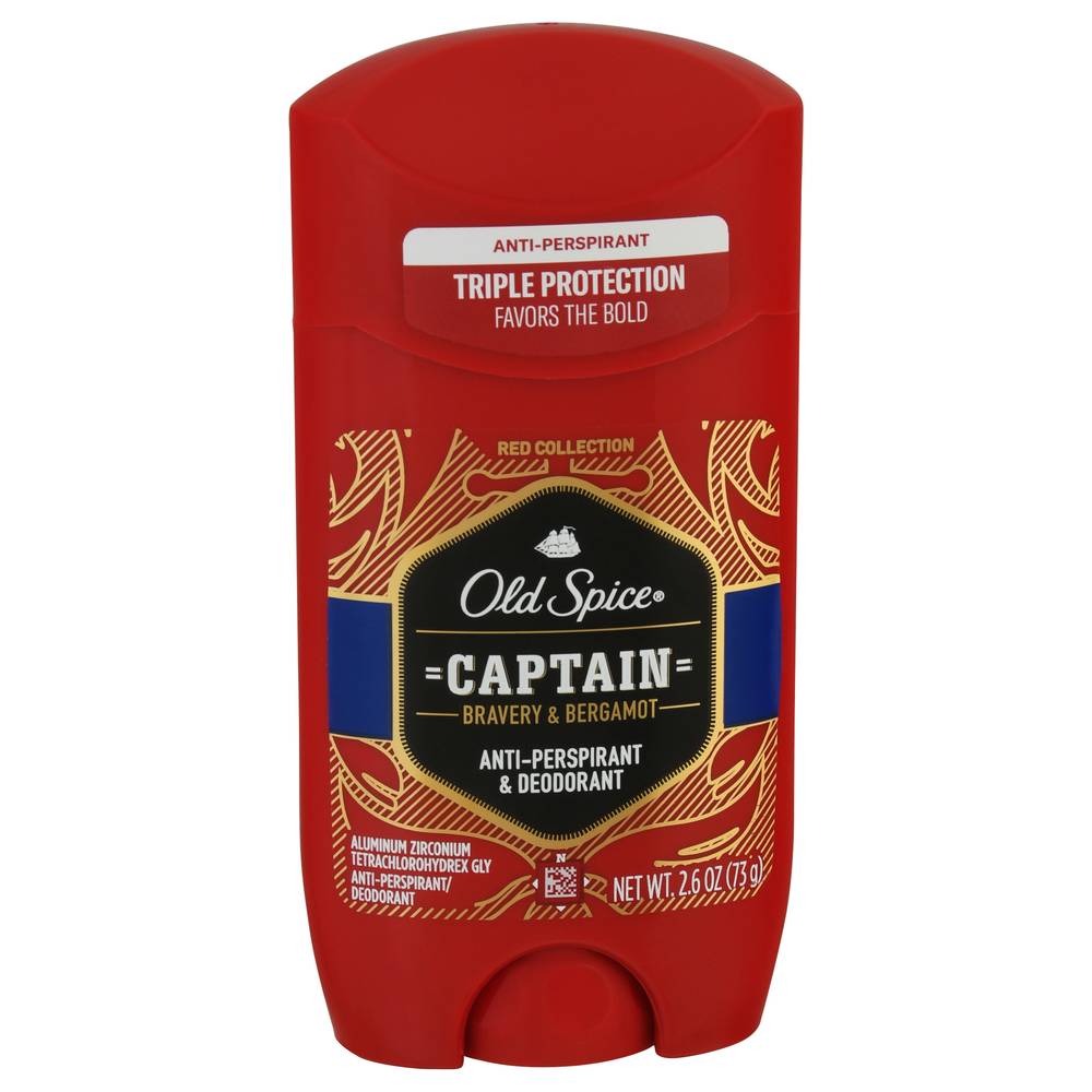 Old Spice Captain Bravery & Bergamot Anti-Perspirant & Deodorant