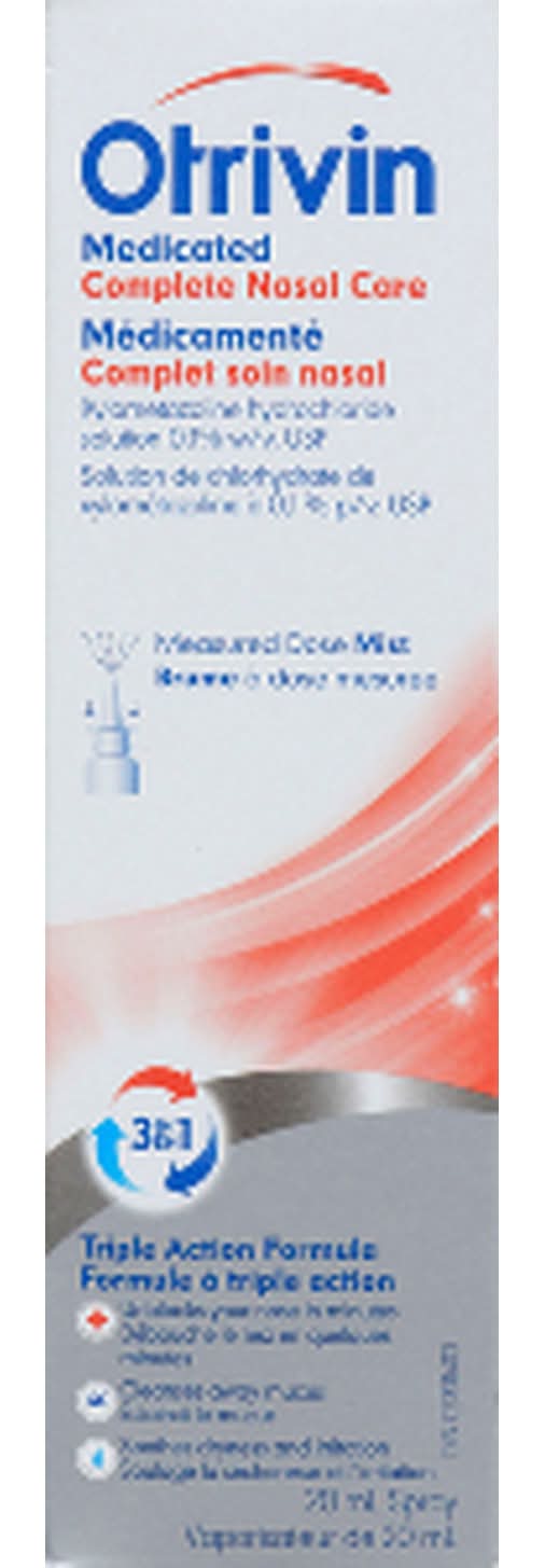 Otrivin Complete Cold & Allergy Decongestant Nasal Spray (20 ml)