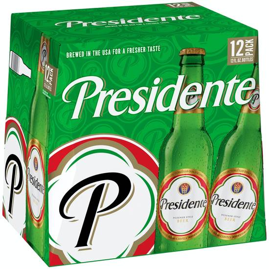 Presidente Pilsener Style Beer ( 12 ct, 12 fl oz)