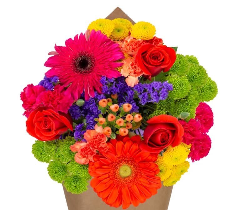 Bella Bouquet - Orange Roses #2