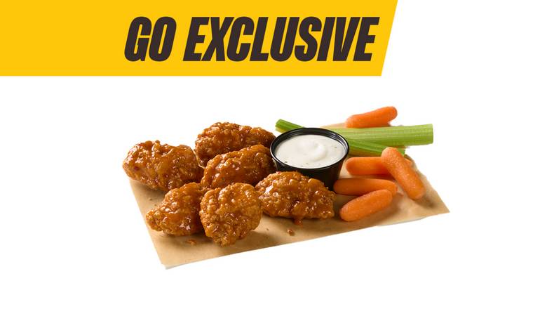 6 Golden Fire Boneless Wings