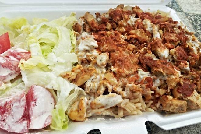 Chicken Shawarma Over Rice