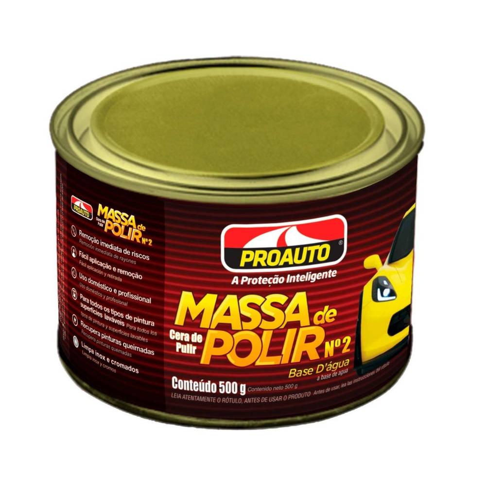 Proauto cera de polir nº2 à base de água (500g)