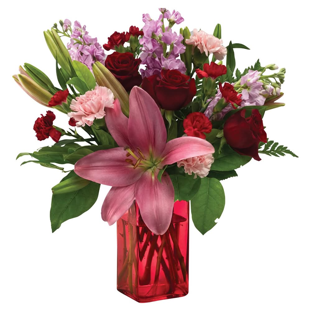 Crimson Kiss Arrangement 1 Ea