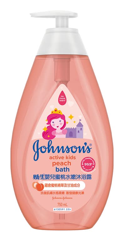 嬌生嬰兒蜜桃水嫩沐浴露 <750ml毫升 x 1 x 1PC瓶>