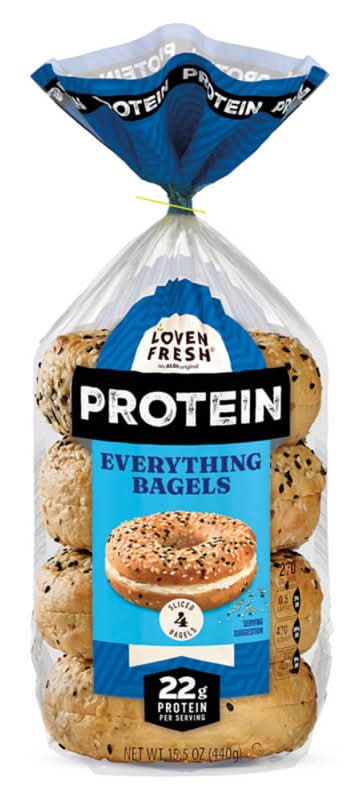 L'oven Fresh Everything Protein Bagels